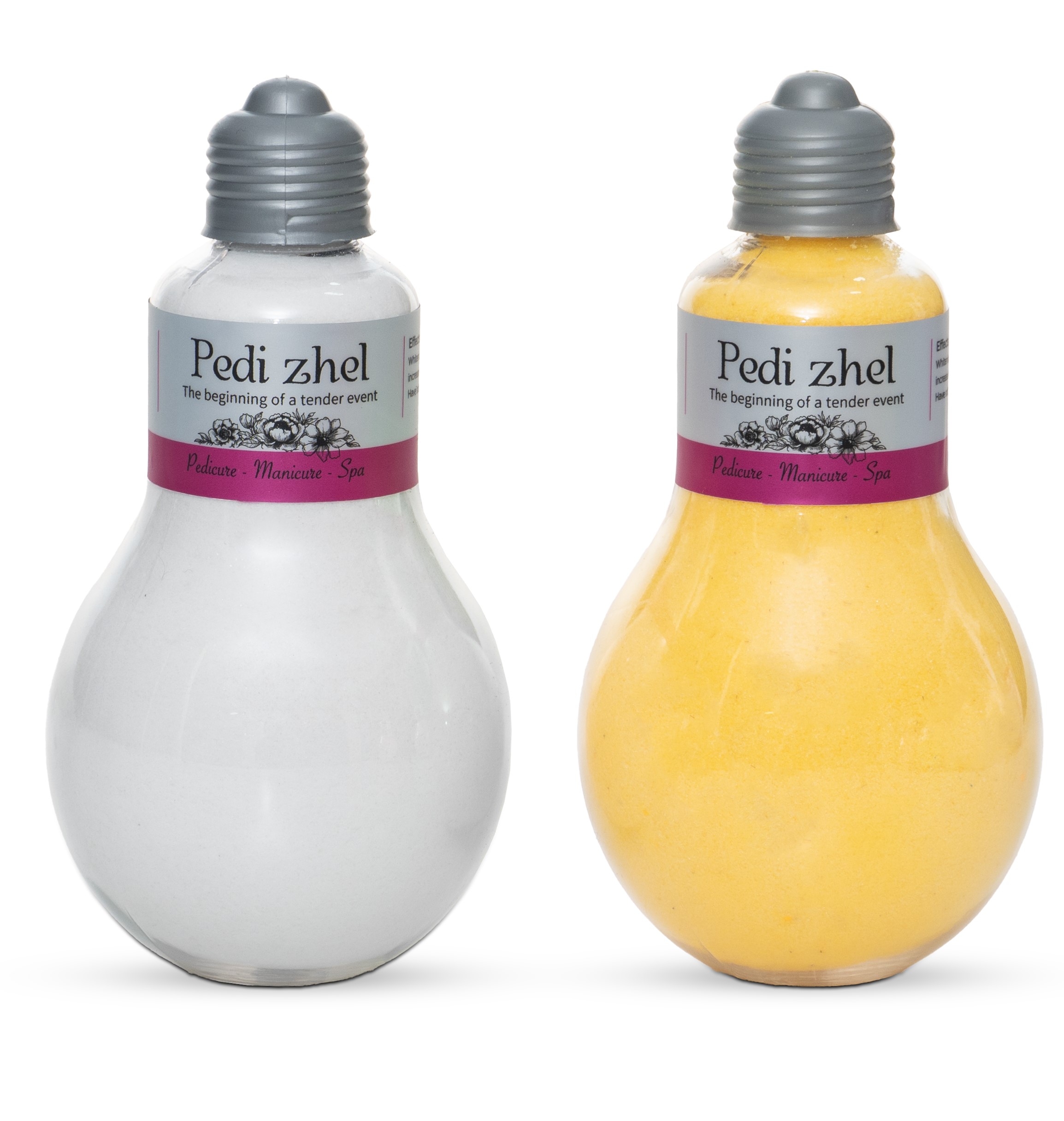 پدی ژل 800 گرمی با حلال بی بی بمب _ رنگ نارنجی _ مناسب برای پدیکور _ آبرسان پوست