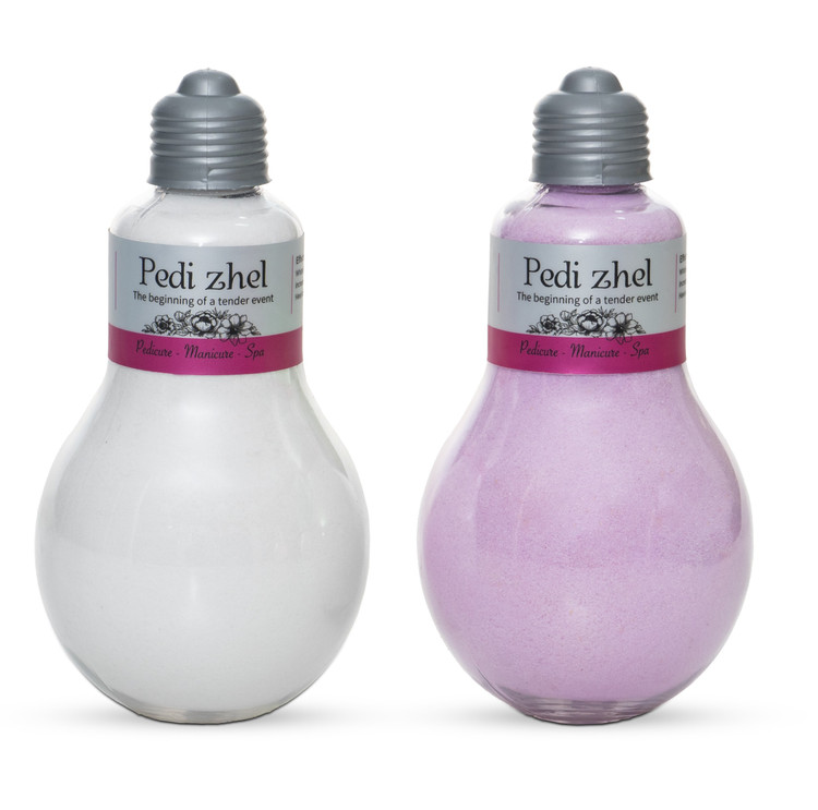 پدی ژل 800 گرمی با حلال بی بی بمب _ رنگ بنفش _ مناسب برای پدیکور _ آبرسان پوست