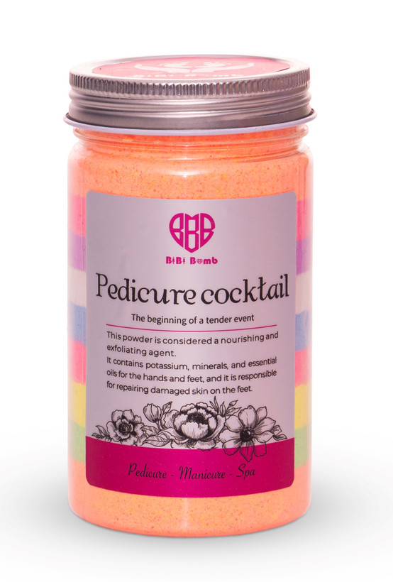 پودر کوکتل بی بی بمب _ رنگ : رنگین کمانی _ به جای کوکتل استفاده میشود