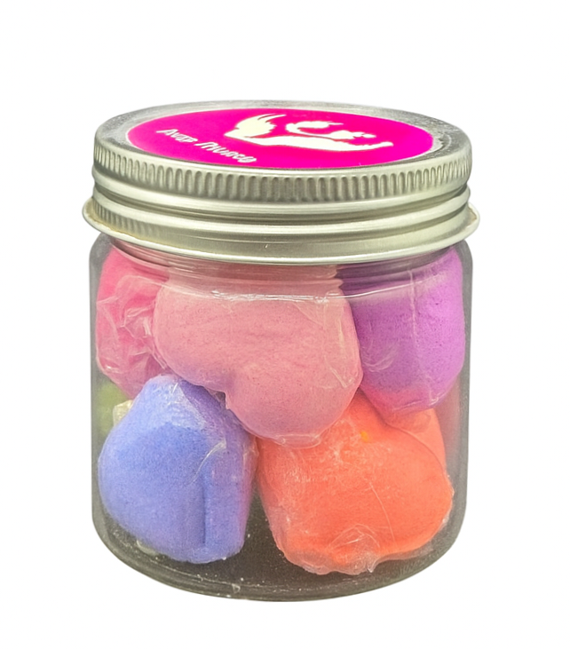 کوکتل مانیکور طرح قلب بی بی بمب _ مناسب برای مانیکور _ آبرسان